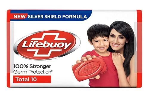 Red Lifebuoy Total Germ Protection Bathing Soap For Protects Your Skin From Viruses