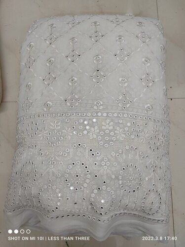 embroidered georgette fabric