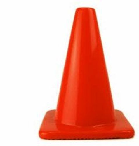 Orange Sports Reflective Cone Marke Dark Eye Road Cones With Height 705 Mm Square Size: 385X385