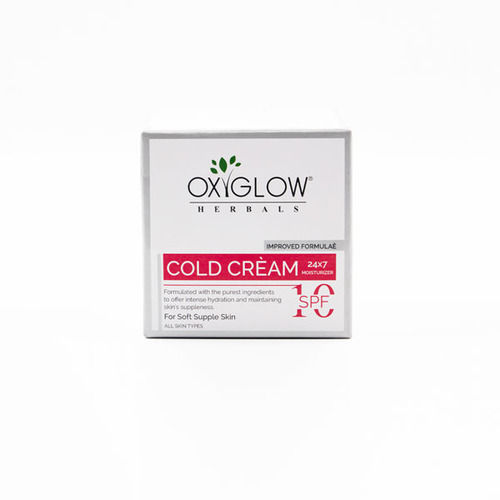 Oxyglow Improved Formula SPF 10 Cold Cream, All Day Moisturizing, Nourishment