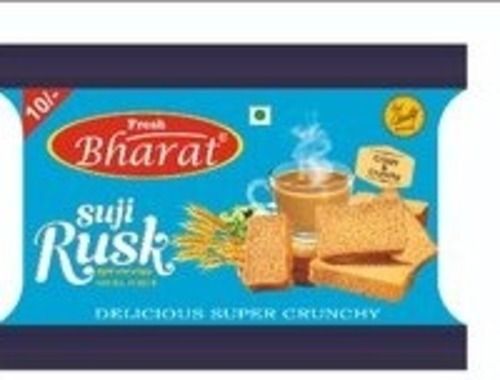 Rectangular Shape Light And Super Crunchy Delicious Suji Rusk, Packaging Size 50 Gram Additional Ingredient: Rusk