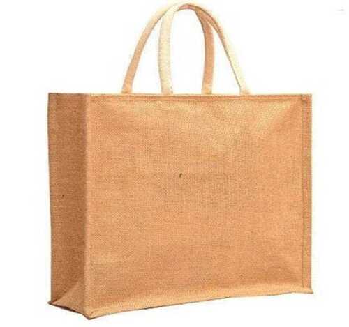 Eco-Friendly Strong Eco Friendly Reusable Plain Brown Jute Shopping Bags For Grocery