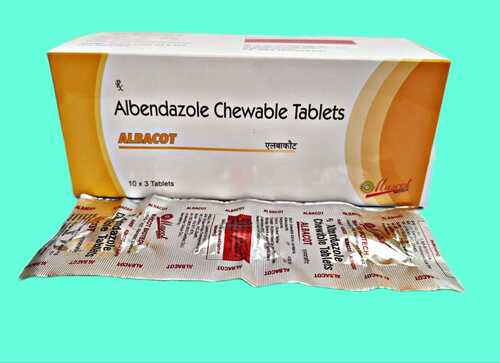 Albacot Tablet (Albendazole Chewable Tablet)