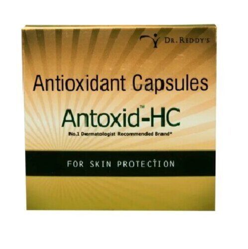  Antoxid -Hc एंटीऑक्सिडेंट सॉफ्ट जेल कैप्सूल, पैकेजिंग साइज 30 कैप्सूल, स्किन प्रोटेक्शन मेडिसिन के कच्चे माल के लिए 