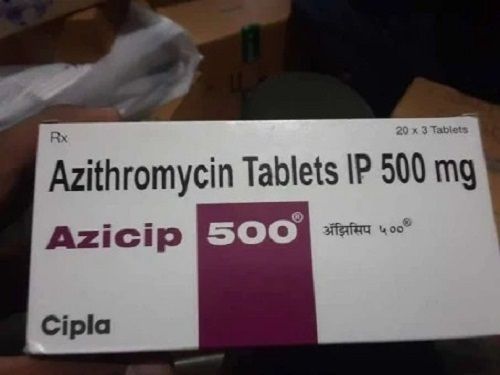 Azicip Azithromycin Tablets Ip 500 Mg