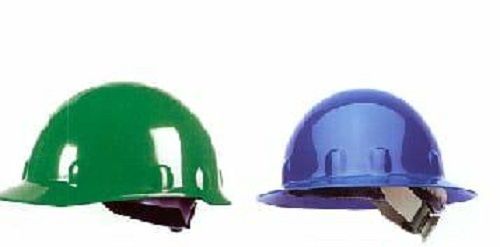 Blue And Green Color Pvc Material Lightweight Safety Helmet For Construction Use 