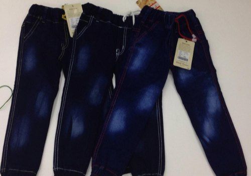 Breathable And Comfortable Printed Kids Fancy Denim Jeans For Casual Wear