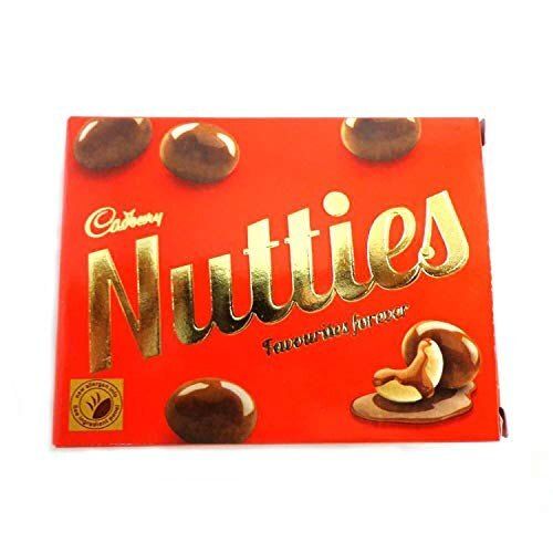 Cadbury Milk Chocolate Almonds & Cashews Brown Sweet Cadbury Nutties Chocolate