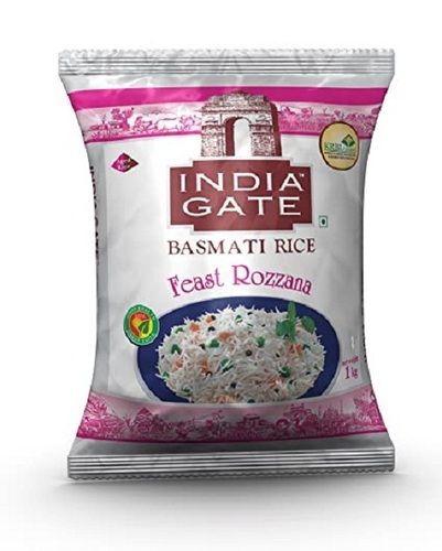 India Gate Long Grain Healthy Natural White Colour Basmati Rice For Kitchen