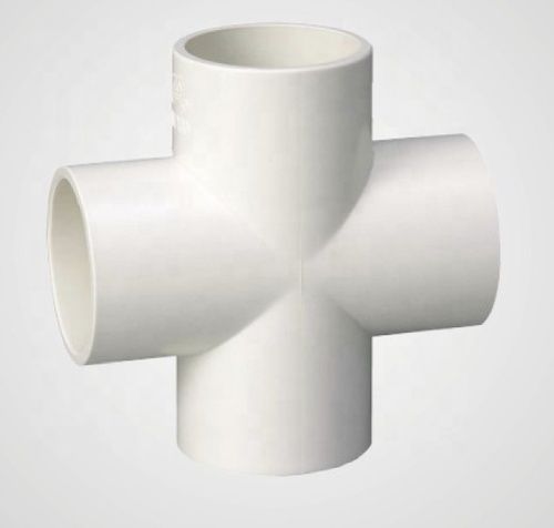 Pvc Reducing Cross Water Pipe For Multi Purpose Fittings Usage In Round Shape