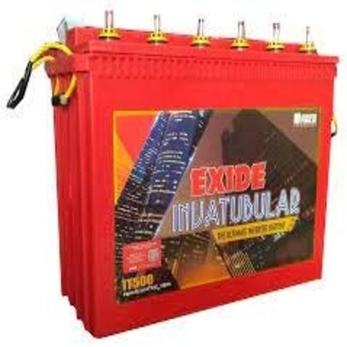 Red Plastic Body 150ah Output Voltage Exide Inva Tubular Inverter Battery