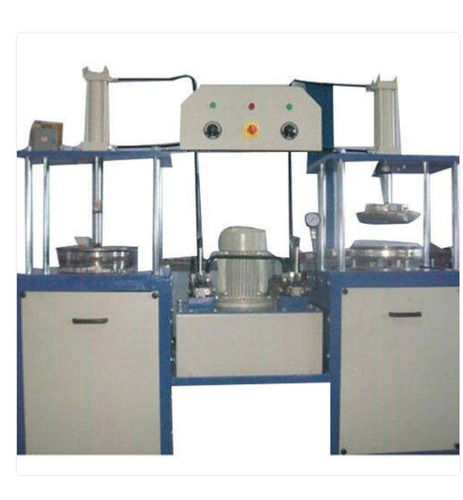 Plate Size 4 Inch, Related Voltage 220 Volt, Grey And Blue Hydraulic Paper Plate Making Machine Capacity: 2000 Kg/Day