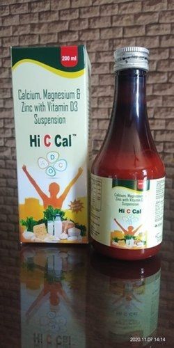 Calcium, Magnesium & Zinc With Vitamin D3 Suspension, For Clinical, 200 Ml