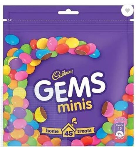 Fun Outside Delicious And Chocolaty Inside Cadbury Gems Minis Fudges  Additional Ingredient: Cocoa Solids