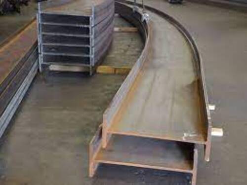 Grey Color Corrosion-Resistant Heavy-Duty Iron I Beam Bending For Construction Size: Customized