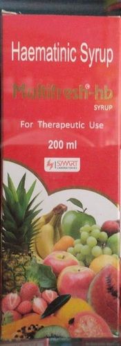 Haemtinic Multifresh For Therapeutic Use Fruit Flavour Syrups 200 Ml Organic Medicine