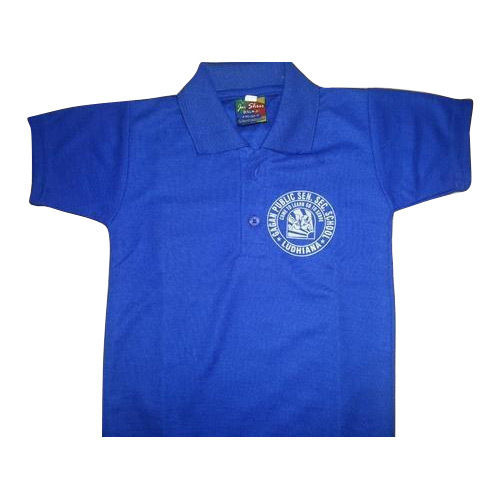 Half Sleeve Boys Kids School Uniform T Shirt It Is Designed To Be Comfortable  Age Group: 13