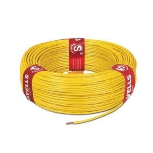 Heat Resistant Highly Flexible Yellow Color Havells Electric Wire For Home, Office, Hotel