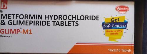 Mwtformin Hydrochloride And Glimepiride Tablets 
