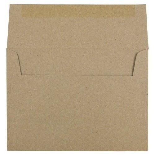 Poly Laminated Inside Brown Paper Envelope For Letter And Packing Of Pages