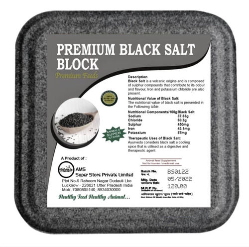 Premium Black Salt Block