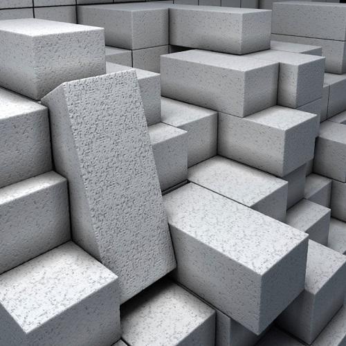 Gray Solid Rectangular Fly Ash Bricks Used In Side And Partition Walls