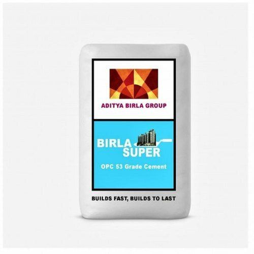 White Strong And Higher Strength Grey Aditya Birla Super Opc 53 Grade Cement For Construction Use