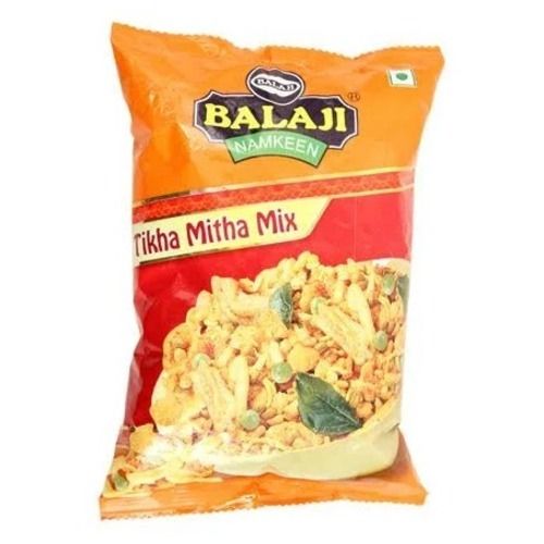 Balaji Wafers Tikha Mitha Mixture Namkeen, Fat 10.65 Gram Packaging Size 350 Gram Grade: Food Grade