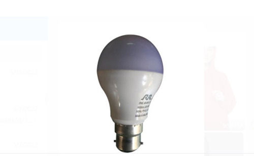 White 9 Watt 220V Round Cool Daylight , Base Type B22 , Led Bulb Ip Rating: Ip55