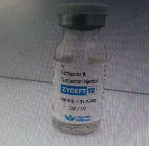 Zyceft Tz Ceftriaxone And Tazobactam Injection, 250Mg + 31.25 Mg  Grade: Pharma Grade