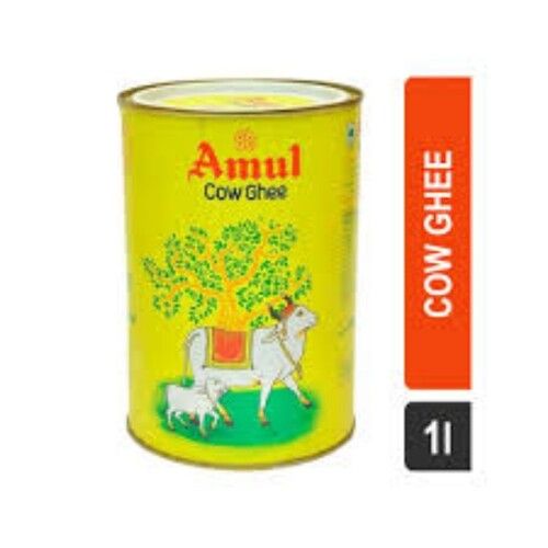 Amul 100 Percent Pure And Fresh Cow Ghee (Pack Size (Tin) One Liter) Application: Industrial