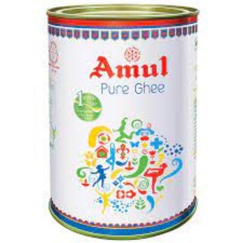 Amul 100 Percent Pure And Fresh Ghee/Tuppa (Pack Size 1 Ltr Tin)