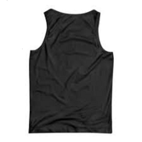 Black Plain Round Neck Sleeve Less Breathable Skin Friendly Cotton Vest For Men - 100% Cotton, Sizes L/S/M/XL, Black, Classic Style | Lightweight, Quick-Dry, UV Protection