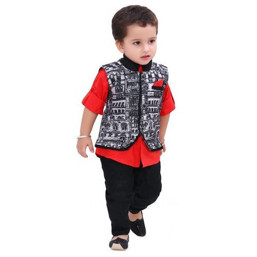 Casual Wear Baba Suits For Kids With Normal Wash Care