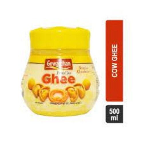 Gowardhan 100 Percent Pure And Fresh Premium Cow Ghee (Pack Size 500 Ml)