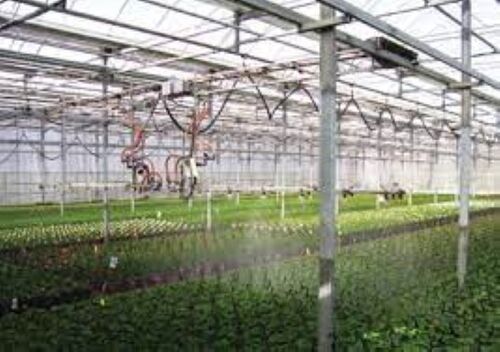 Sheet Metal Greenhouse Misting System