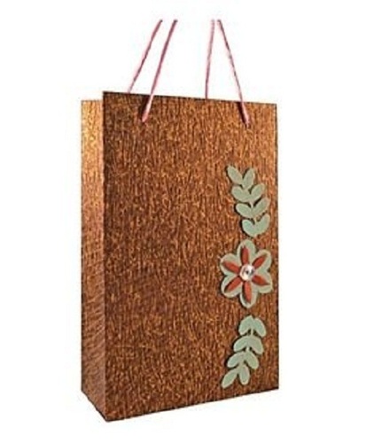 How to make Easy Paper Bag/ DIY Paper Flower/ Handmade Gift Bag - YouTube
