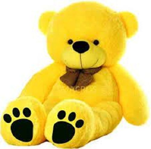 Lightweight Skin Friendly Huggable And Loveable Super Soft Yellow Color Teddy Bear