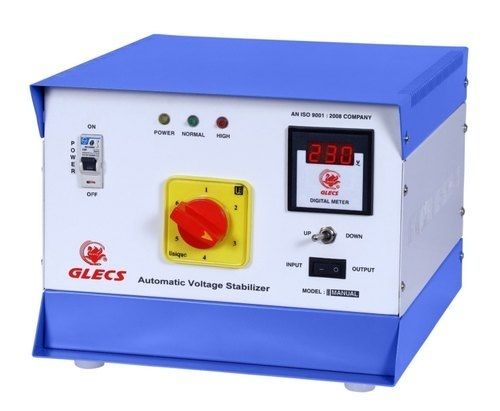 Mild Steet White Blue Automatic Voltage Stabilizer Frequency (Mhz): 50 Megahertz (Mhz)