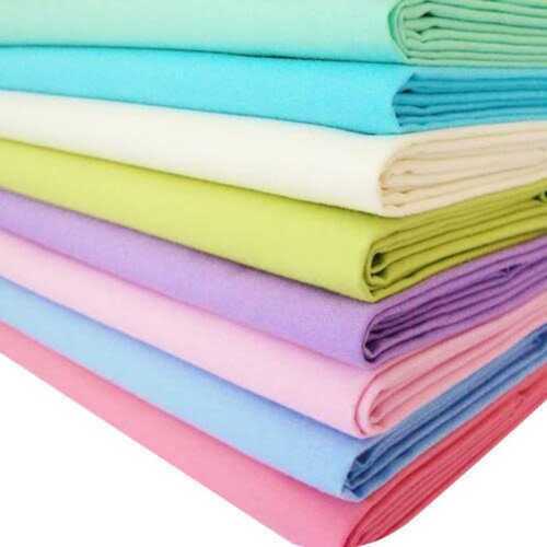 Washable Multicolored Skin-Friendly Breathable 100% Cotton Plain Dyed Fabric For Making Different Types Of Dresses