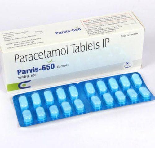 Paracetamol Parvis Tablets (650 Mg) Age Group: Adult