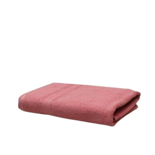 Quick Dry 100% Pure Pink Plain Size 30 X 56 Inch Cotton Bath Towels