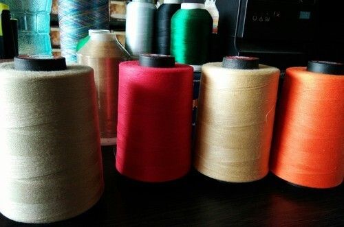 Plain Strong Heavy Duty Light Weight Dyed All Colours Sewing Threads For Stitching 