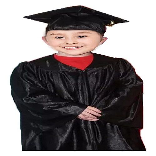 Available In Customize Type Sarvda Black Convocation Gown With Cap Superhero Costumes All Sizes Dress For Boys And Girls