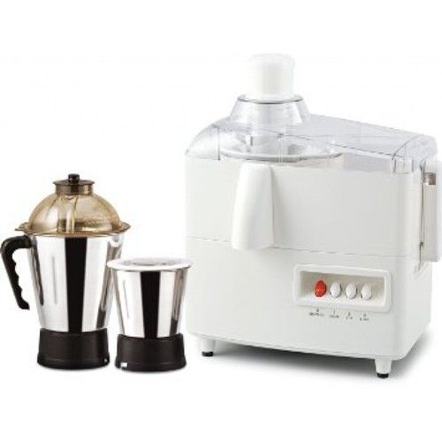 Plastic White High-Speed Electric Mixer Grinder For Wet And Dry Grinding With 3 Jars