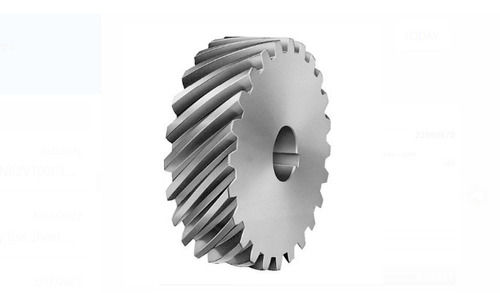 Durable Long Lasting Silver Stainless Steel Industrial Use Helical Gear, 10Mm Max. Length: 7 Inch (In)