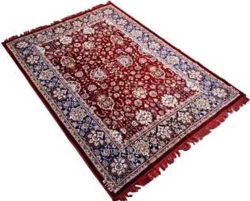 Beautiful And Antique Look Fine Finish Multicolor Designer Handloom Carpet Easy To Clean