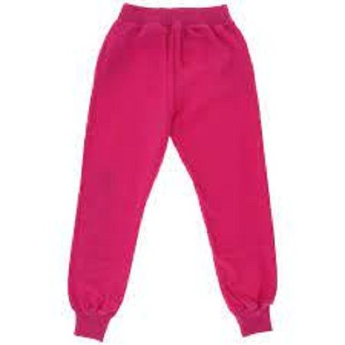 Breathable Pink Colour And Simple And Kids Jeans For Party And Regular Wear