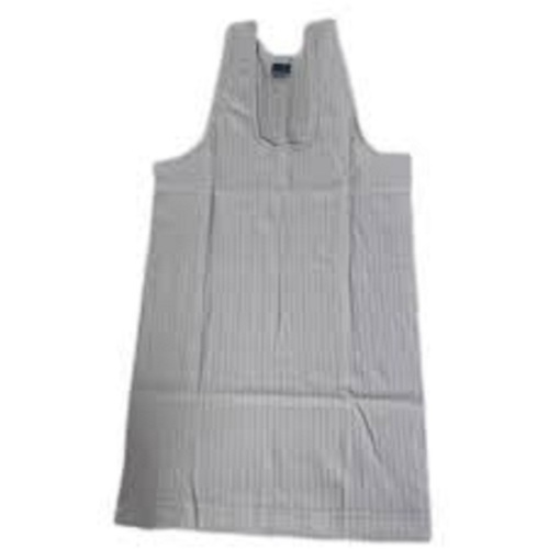 Gray Sleeveless Round Neck Cotton Vest for Men - Sizes S, M, L, XL | Breathable, Quick Dry, Washable, Classic Style, Versatile for All Seasons