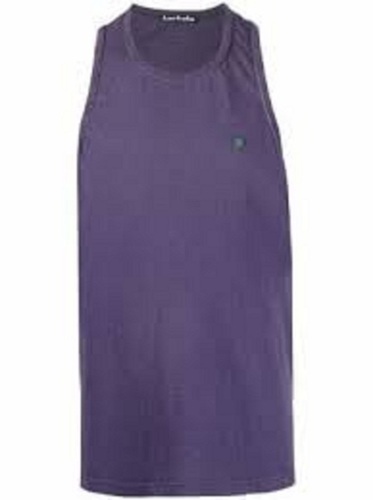 Cotton Vest - Sizes M, L, S, XL | Breathable, Quick Dry, Washable, Plain Lavender Color, Sleeveless Design